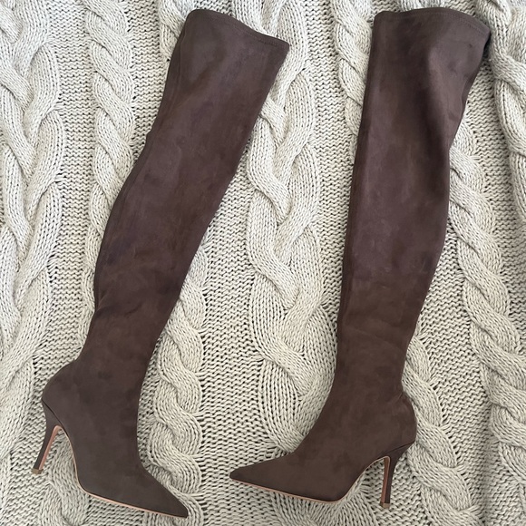 Tony bianco Kylie High Knee Brown boots size 6 - Picture 2 of 5